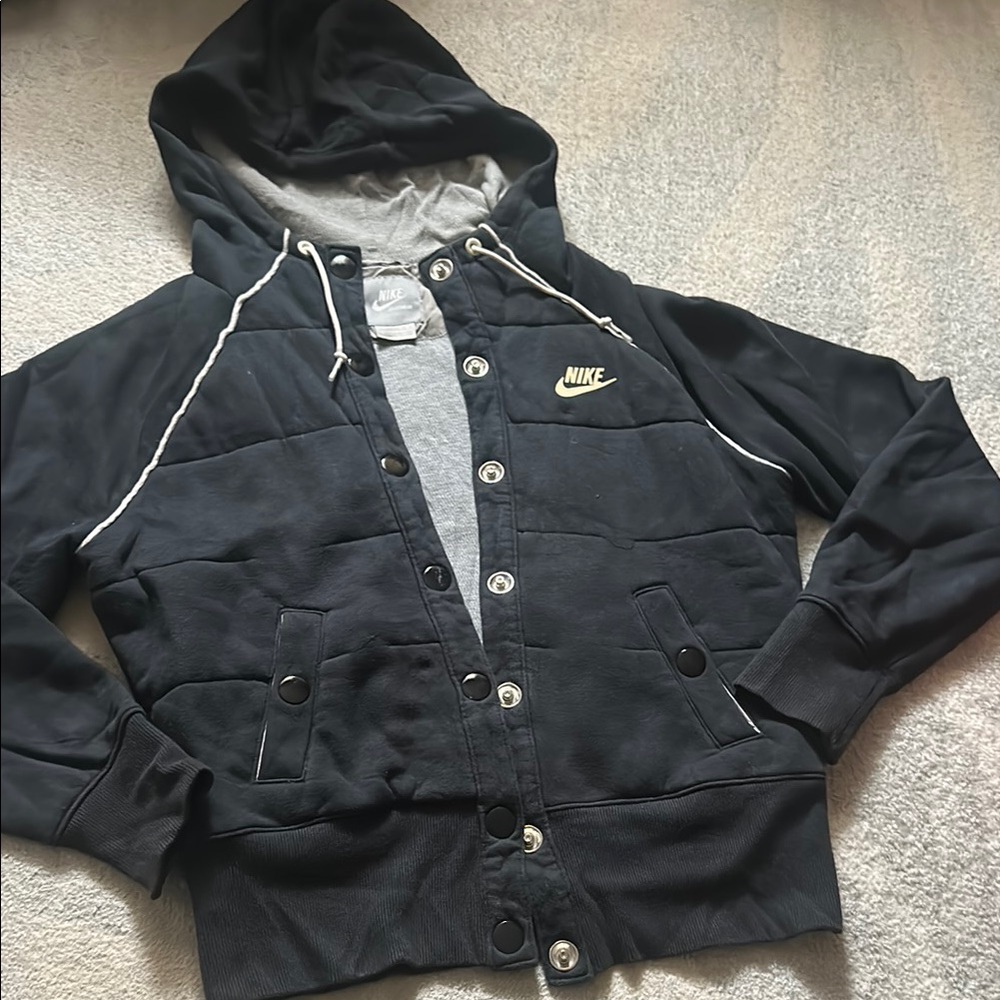 Nike Black Hooded Jacket